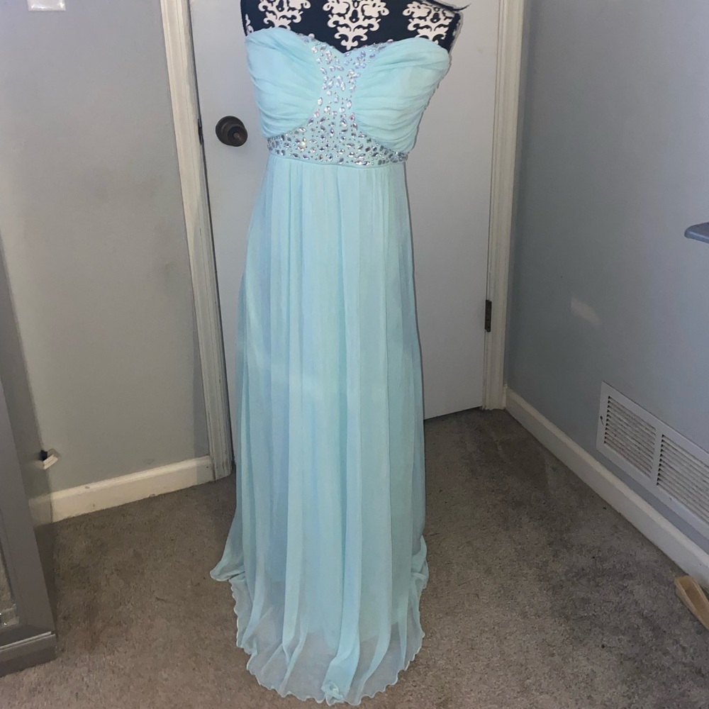 Light blue formal dress